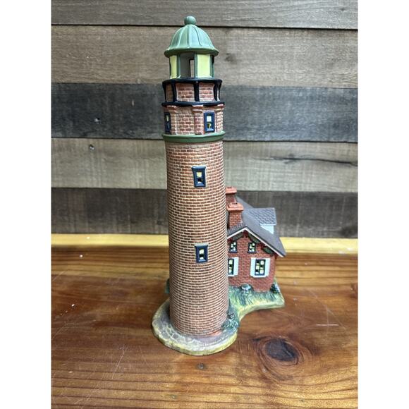 Harborside Village Lighted Lighthouse Limited Ed 2001 Prince De Leon - Picture 4 of 5